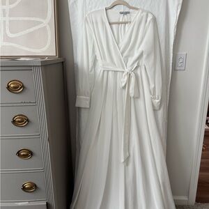 Baltic Born Ivory Wrap Dress
